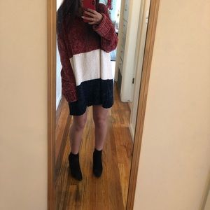 Soft oversized sweater dress